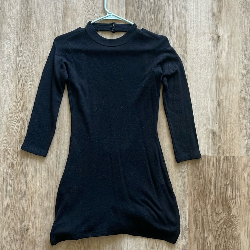 Ba&sh mini backless dress and 3/4 sleeves